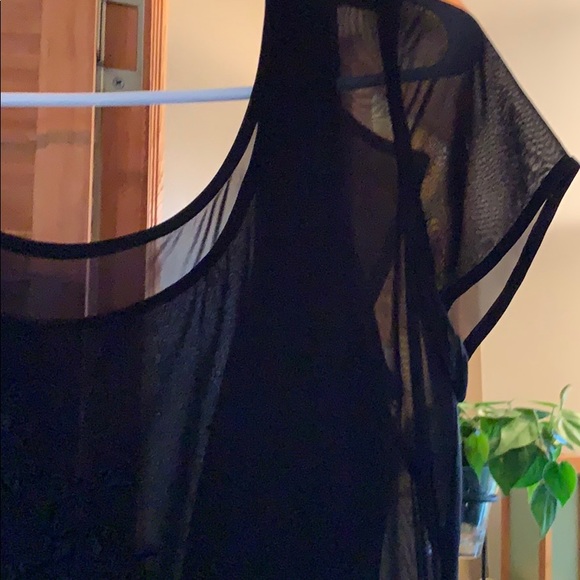 Liz Claiborne classic black dress petite size 8EUC - Picture 2 of 8